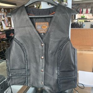 Women’s leather vests